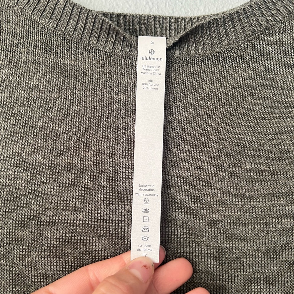 Lululemon Well Being Crew Sweater *Linen
Grey Sage - Picture 8 of 9